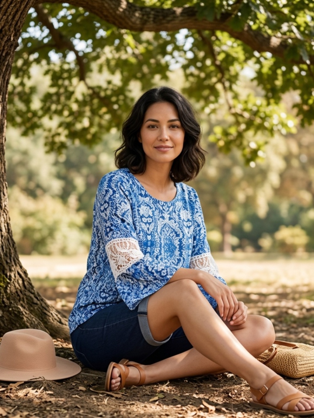 Zac & Rachel Hi-low Long Sleeve Blouse